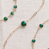 Grand 1 Emerald Adelaide Mini Necklace in 14k Gold (May)