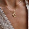 Essex Letter D Pendant in 14k Gold