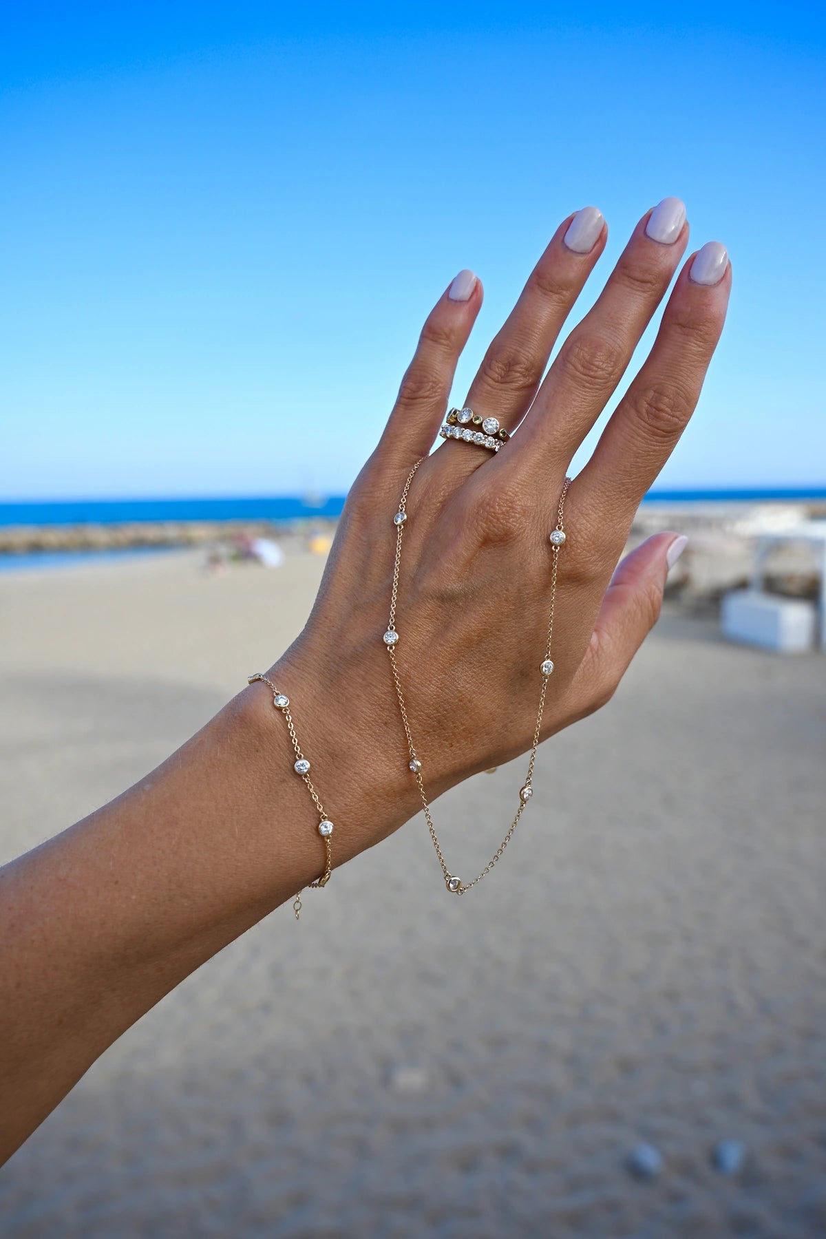 Bayberry Luxe 11 Diamond Necklace in 14k Gold (April)