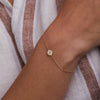 Clover Disc Bracelet in 14k Gold