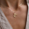 Essex Letter E Pendant in 14k Gold