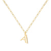 Personalized Essex Letter Pendant in 14k Gold