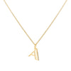 Essex Letter A Pendant in 14k Gold