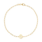Evil Eye Adelaide Mini Bracelet in 14k Gold