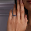 Rosecliff Birthstone Stackable Ring in 14k Gold