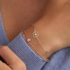 Clover Adelaide Mini Bracelet in 14k Gold