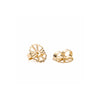Palmer Diamond Stud Earrings in Solid 14k Gold