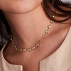 Newport Grand Peridot Necklace in 14k Gold (August)