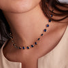 Newport Grand Sapphire Necklace in 14k Gold (September)