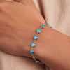 Newport Grand Turquoise Bracelet in 14k Gold (December)