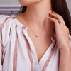 Grand 1 Pink Opal Necklace in 14k Gold (October)