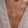 Essex Letter H Pendant in 14k Gold