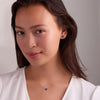 Rosecliff Sapphire Mini Necklace and Stud Earrings Set in 14k Gold (September)