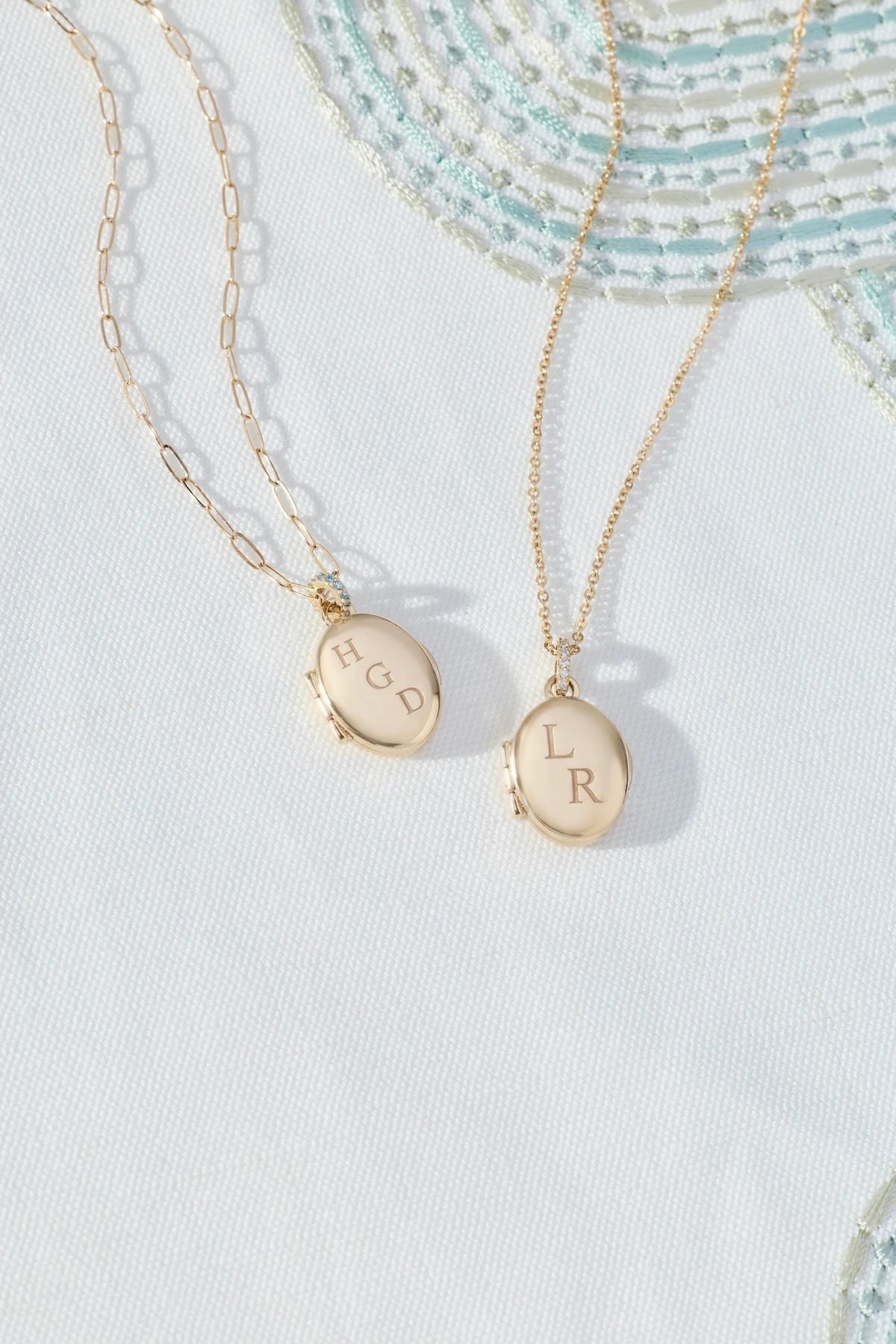 Engravable Birthstone Locket in 14k Gold