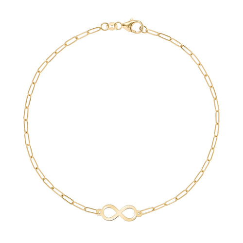 Infinity Adelaide Mini Bracelet in 14k Gold