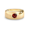 Jamestown Garnet Band Ring in 14k Gold (January)