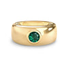 Jamestown Emerald Band Ring in 14k Gold (May)