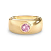 Jamestown Pink Sapphire Band Ring in 14k Gold (October)