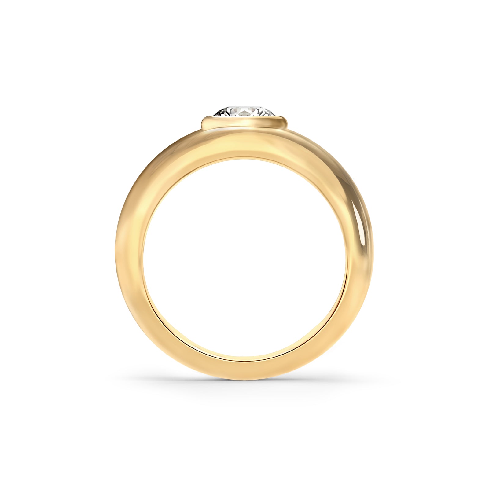 Jamestown Birthstone Band Ring in 14k Gold