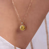 Jamestown Citrine Pendant in 14k Gold (November)