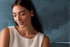 Jamestown Diamond Solitaire Necklace in 14k Gold (April)