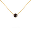 Jamestown Smoky Quartz Solitaire Necklace in 14k Gold (November)
