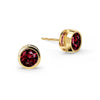 Jamestown Ruby Stud Earrings in 14k Gold (July)