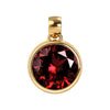 Jamestown Garnet Pendant in 14k Gold (January)