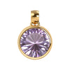 Jamestown Rose de France Amethyst Pendant in 14k Gold (February)