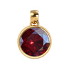 Jamestown Ruby Pendant in 14k Gold (July)