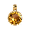 Jamestown Citrine Pendant in 14k Gold (November)