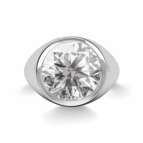 Jamestown White Topaz Ring in 14k Gold (April) - White Gold