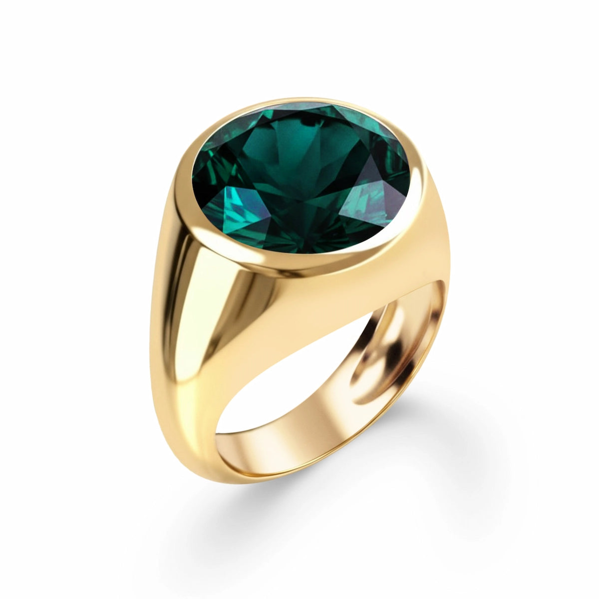 Jamestown Emerald Ring in 14k Gold (May)