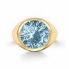 Jamestown Nantucket Blue Topaz Ring in 14k Gold (December)