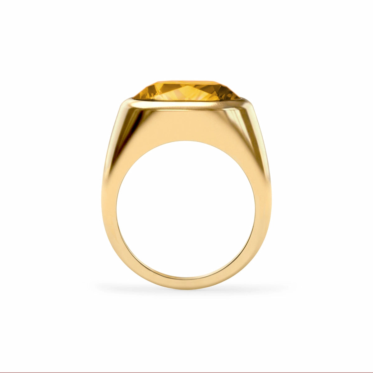 Jamestown Citrine Ring in 14k Gold (November)