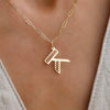 Essex Letter K Pendant in 14k Gold