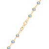 Newport Aquamarine Long Necklace in 14k Gold (March)