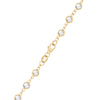 Newport White Topaz Long Necklace in 14k Gold (April)
