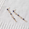 Petite 6 Birthstone Earrings in 14k Gold