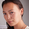 Newport Sapphire Earrings in 14k Gold (September)