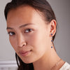 Personalized Classic 5 Birthstone Earrings in 14k Gold