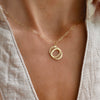 Essex Letter O Pendant in 14k Gold