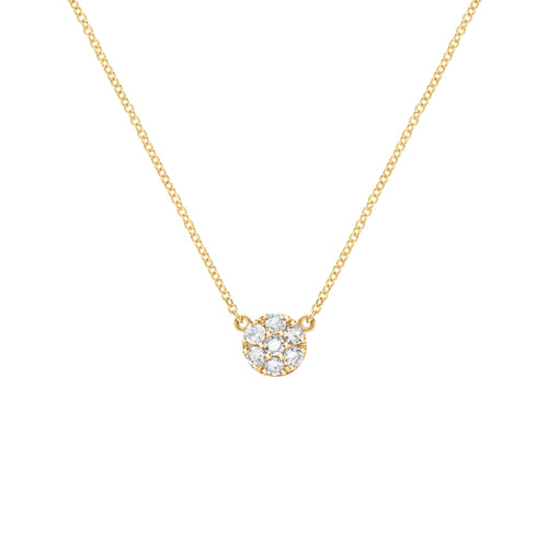 Rosecliff Birthstone Mini Necklace in 14k Gold