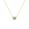 Rosecliff Alexandrite Mini Necklace in Solid 14k Gold (June)