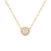 Palmer Diamond Necklace in Solid 14K Gold