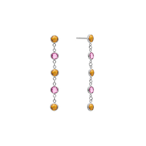 Sunset Newport Earrings in 14k Gold - White Gold