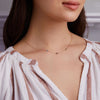 Petite 3 Birthstone Necklace in 14k Gold