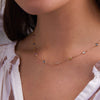 Petite 8 Birthstone Necklace in 14k Gold