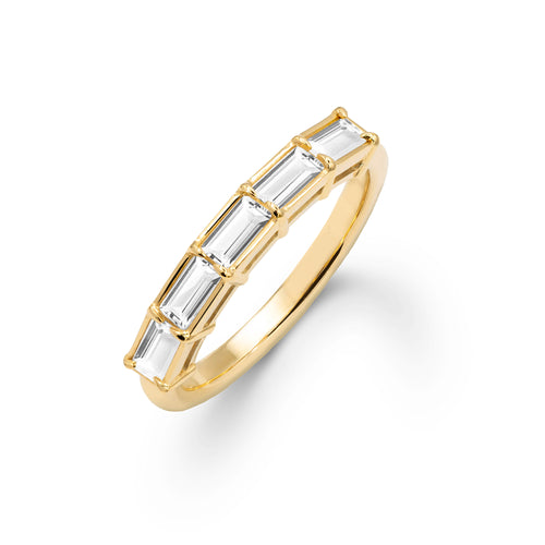 Providence White Topaz Ring in 14k Gold (April)