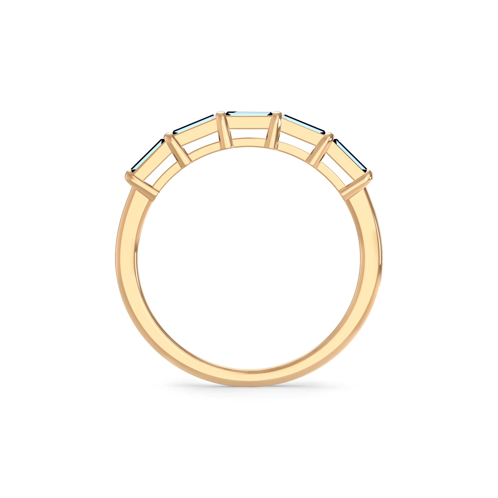 Providence Nantucket Blue Topaz Ring in 14k Gold (December)